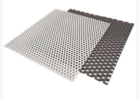2mm 3mm Ukuran Lubang Stainless Steel Perforated Metal Sheet Mesh Lembar Dekoratif Untuk Ventilasi