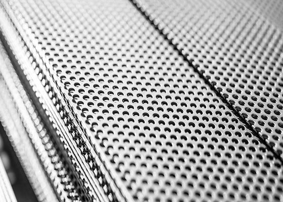 2mm 3mm Ukuran Lubang Stainless Steel Perforated Metal Sheet Mesh Lembar Dekoratif Untuk Ventilasi