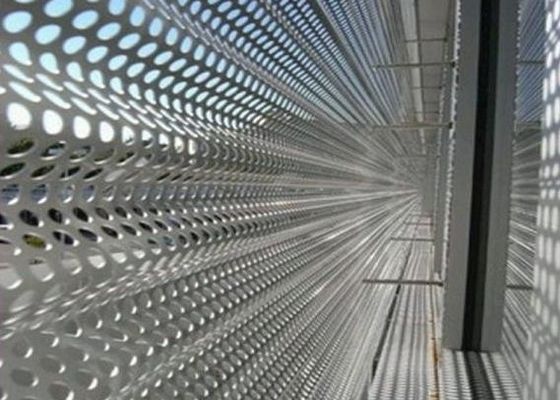 Stainless Steel Perforated Sheet Punched Metal Sheet Screen Mesh untuk Dekorasi