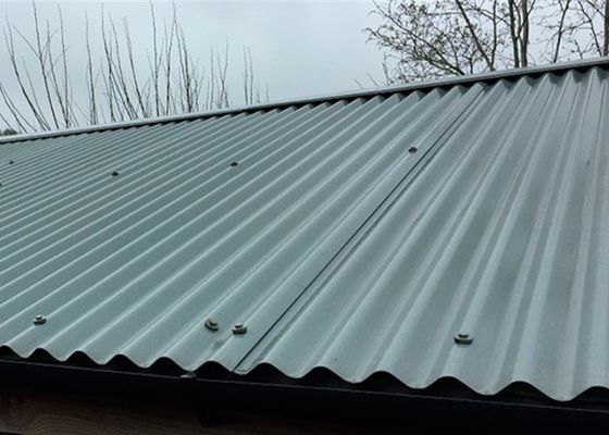 Metal Siding 20 Gauge 600mm Lembaran Atap Baja Bergelombang