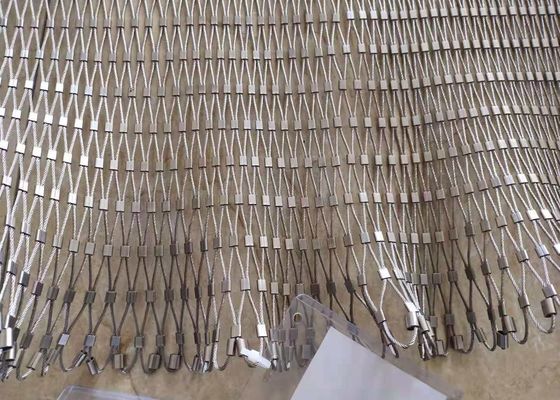 Xtend 7 × 7 7 × 19 Stainless Steel Wire Rope Mesh Ferrule Tipe 304l