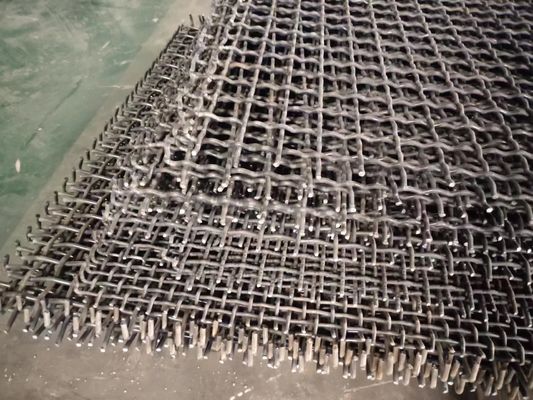 65mn Steel Vibrating Screen Crimped Wire Mesh produsen