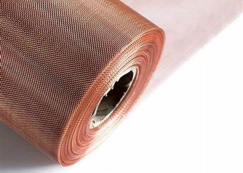 1.2m Lebar kawat tembaga Mesh 0.56 * 0.56 Pembukaan * 0.15 mm Wire Diameter