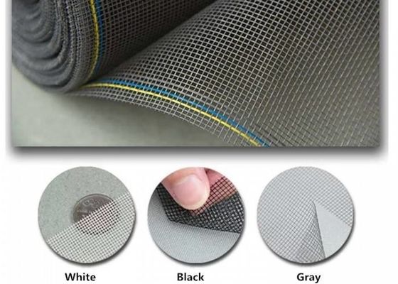 PVC Coated Mosquito Net Roll 18 * 16 Mesh Fiberglass Insect Fly Window Screen Mesh