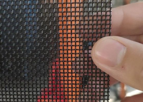 OEM 316 Stainless Steel Fly Screen Mesh Dilapisi Hitam