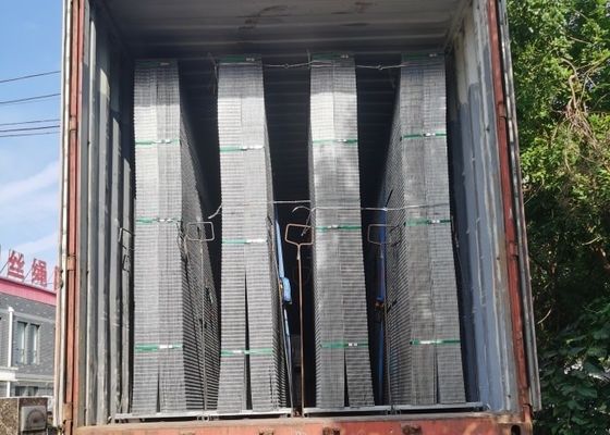 Panel kawat las 6 Gauge Galvanized Untuk Pagar Mesh