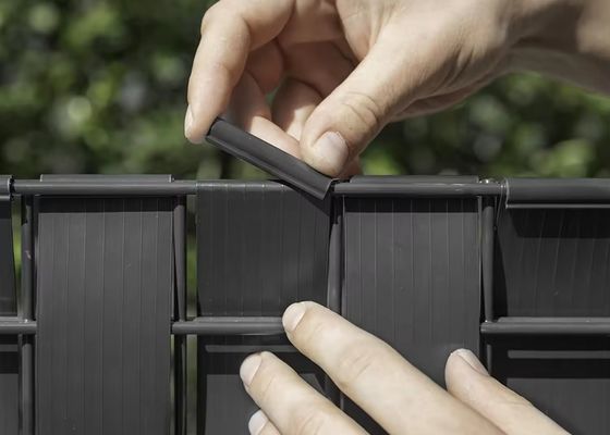 Gampang dirakit Pita privasi PVC untuk Chain Link Pagar