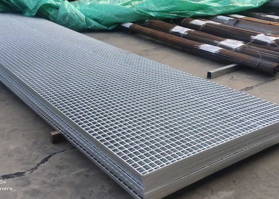 30X5mm Serrated Steel Grating Folding Campfire Grill Heavy Duty Stainless / Galvanized untuk Bar