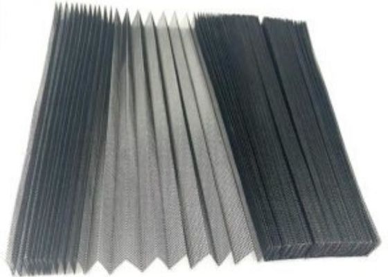 Layar Nyamuk Lipit Berwarna Hitam 18x16 Mesh 2.4m Lebar X Panjang 10m