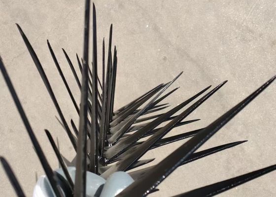 Anti Climbing Security Galvanized Wall Spikes di atas / dinding