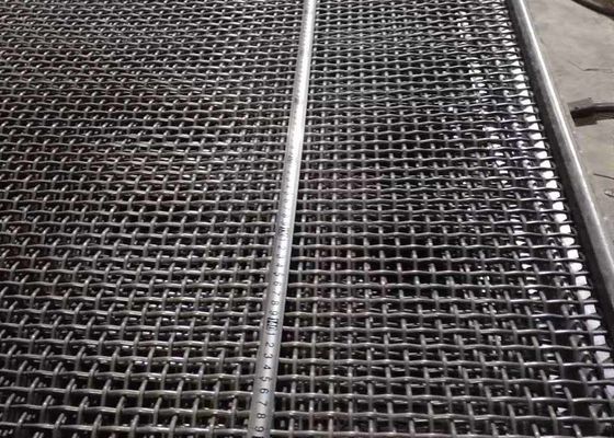 Crimped Stone Crusher Wire Mesh Vibrating Screen Untuk Pengayakan Tambang