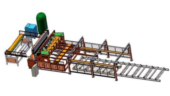 GWC3300 mesin pengelasan dan pembentukan mesh baja bar lurus
