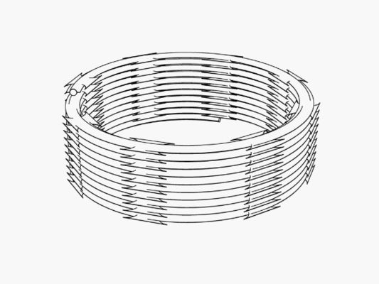 Bto16 Keamanan Concertina Spiral Razor Barbed Wire Mesh Cross Razor Fence Materials