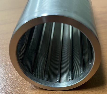 Johnson Kontinuous Wedge Wire Screen Pipe / Air Well Screen Untuk Oil Well