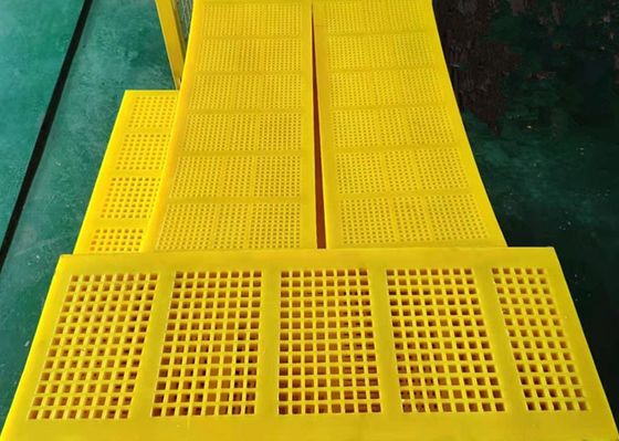 300x1200mm Polyurethane PU Modular Screen Panel Efisiensi Pemisahan Tinggi