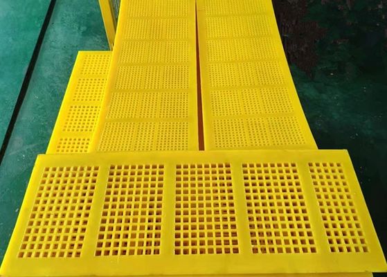 30mm Ketebalan Polyurethane Modular Screen Panel 305*305 Dalam Bentuk Hexagonal