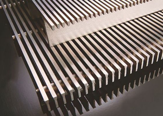 Tugas Berat V Wire SGS 321 Stainless Steel Wedge Wire Screen Johnson Gravel Welding Panel