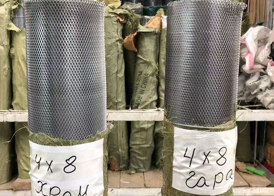 Bahan Bangunan Expanded Metal Mesh Untuk Layar Pagar Dinding Mesh Dekoratif