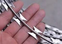 Mengikat Hdg Karbon Rendah 2.5mm Razor Blade Kawat Berduri