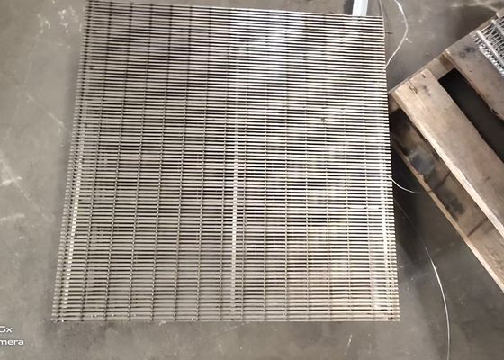 Disesuaikan 500mm Diameter Stainless Steel V Wire Wedge Wire Screen Untuk konstruksi yang tahan lama