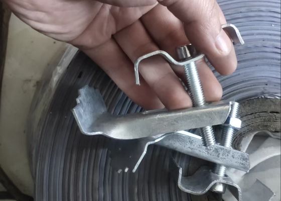 30X5mm Serrated Steel Grating Folding Campfire Grill Heavy Duty Stainless / Galvanized untuk Bar