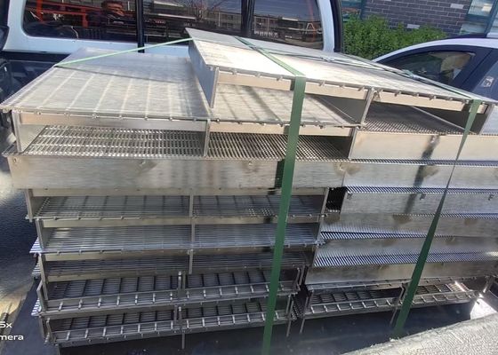 Heavy Gauge Logam kawat Mesh, tahan karat baja Grid Mesh Strainer Basket Wedge kawat Slotted