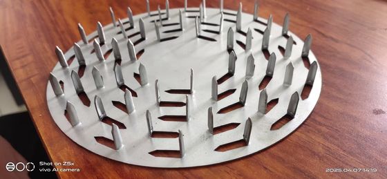 50mm Lebar Anti Split Plate persegi panjang Unilateral Thorn Metal Nail Plate