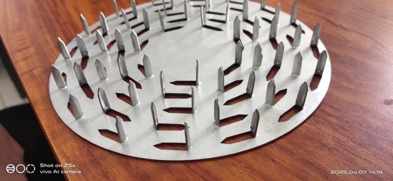 50mm Lebar Anti Split Plate persegi panjang Unilateral Thorn Metal Nail Plate