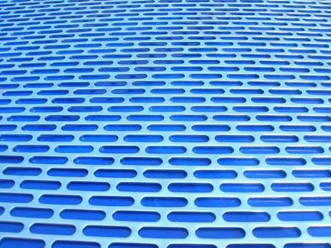 Stainless Steel Oval Hole Perforated Punched Mesh Dekorasi Lembar Logam