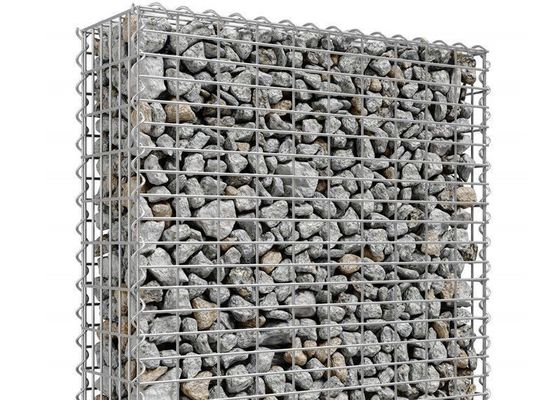 Hexagonal Wire Mesh Woven Gabion Baskets Diameter 2.7mm