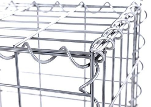 Hot Dipped Galvanized Stone Cage Welded Gabion Box Tebal Kawat 4mm