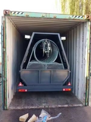 Razor Wire Mobile Security Barrier System Mobil Rapid Deploy Razor Barrier Trailer
