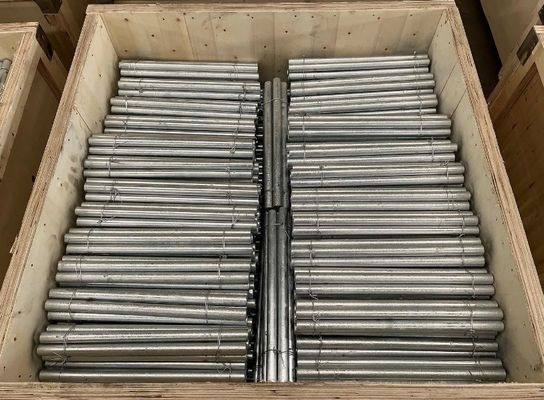 Bahan Bangunan Baja HDG Bar Dowels Bulat 500mm Panjang Q345B