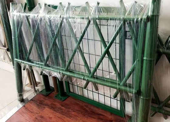 Imitasi Bamboo River Park Taman Pagar Perlindungan Penghalang Pengendali Keamanan
