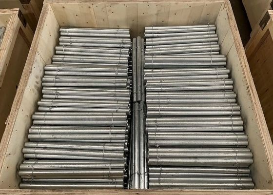 Q345B Baja Bahan Konstruksi HDG Bar Dowels Bulat Dengan Diameter 25mm