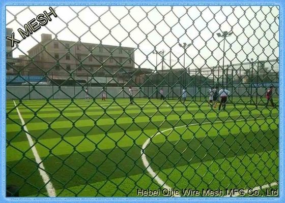 Galvanized Hole Cyclone 60x60 50ft Pvc Coated Chain Link Anggar Tinggi 1.8m