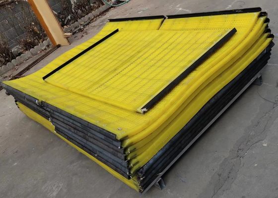 Bijih besi Pu Bergetar Layar Linear Tambang Mesh Saringan Tambur Shale Pengocok Layar Pisang