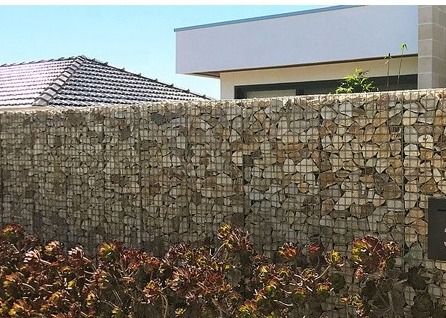 Keranjang Gabion Dilas Dengan Dinding Penahan Kawat Galvanis Tutup