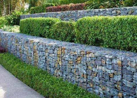 Keranjang Gabion Dilas Dengan Dinding Penahan Kawat Galvanis Tutup