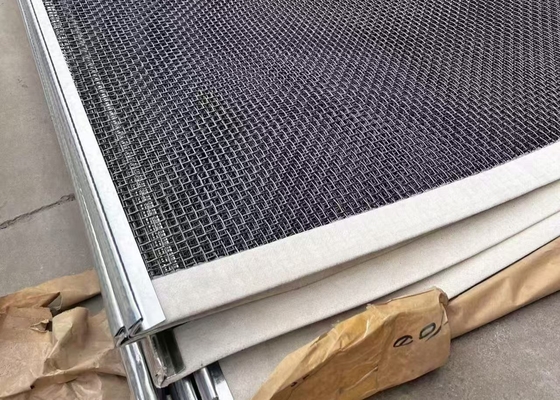 Heavy Duty Metal Mesh Performa Tinggi Gravel Mining Screen Mesh
