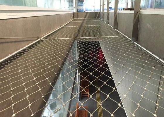 Fleksibel Stainless Steel Wire Rope Mesh Untuk Langkan Atau Railing 3.0 Mm