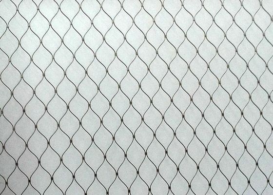 Kandang Hewan Logam 316 stainless steel wire rope mesh zoo mesh