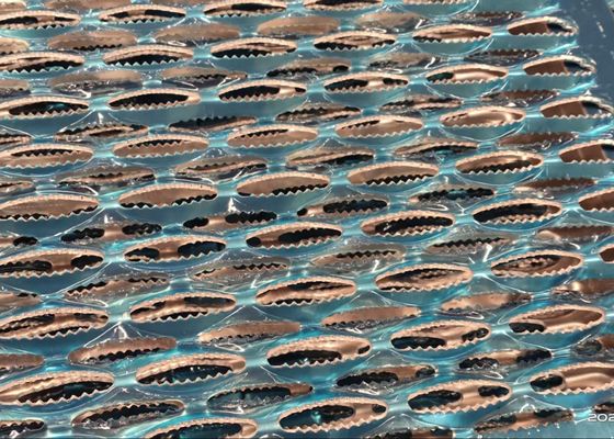 Traksi Aluminium Bar Tapak Kisi Baja Baja Galvanis, Tapak Strut Grip Berlubang