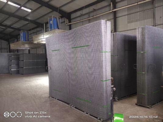 Panel Wire Mesh Las Konstruksi tahan lama Dilapisi Seng