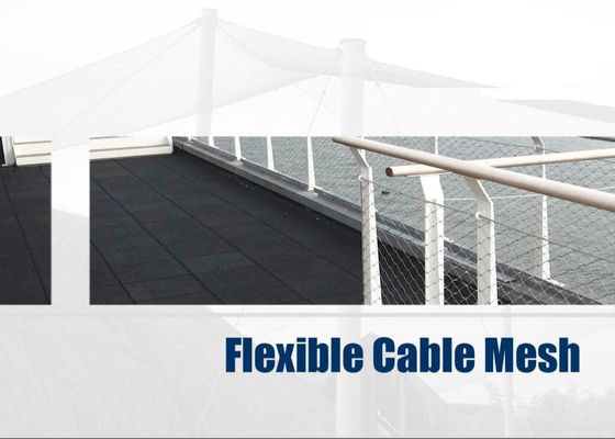 Ss316l 1-6mm 20x20mm Stainless Steel Rajutan Tali Mesh