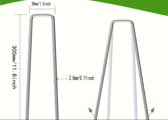 Galvanized Landscape Staples U Bentuk Lawn Turf Nail
