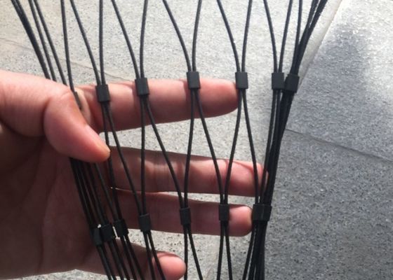 Ferrule Type Stainless Steel 316 Rope Mesh For Balustrade