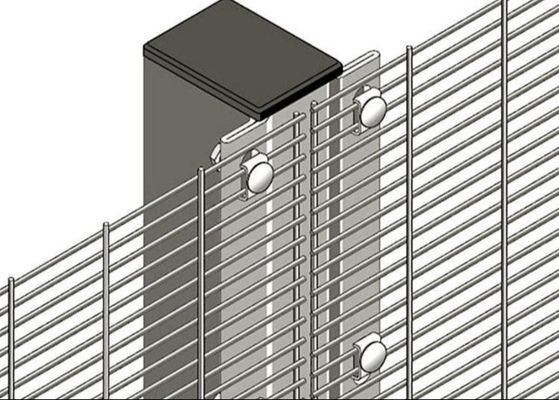 Steel Anti Climb 358 Wire Mesh Anggar Keamanan Tinggi