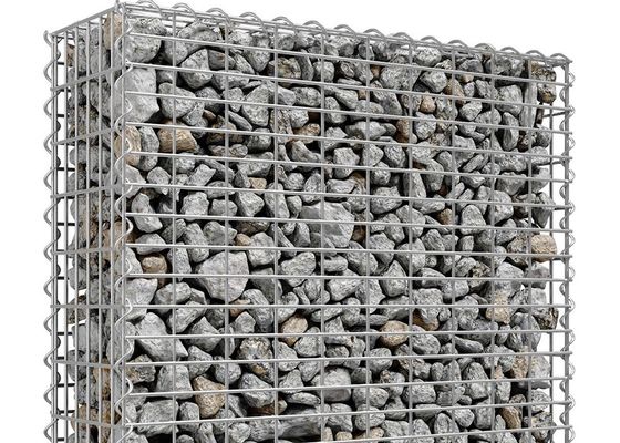 Kawat Besi 80 X 80mm 195 Welded Gabion Mesh Square Garden Edging