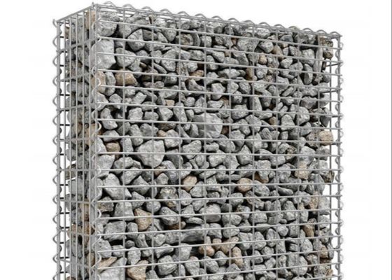 Hexagonal Wire Mesh Woven Gabion Baskets Diameter 2.7mm